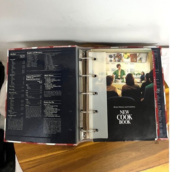 Better Homes and Gardens New Cook Book 5 Ring Binder Vintage 80s USA Recipes - Picture 6 of 10